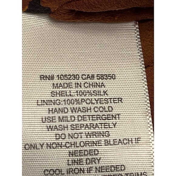 Equipment Lorainna Dress in Tortoise Shell Multi Small Womens Silk Mini - Picture 11 of 15